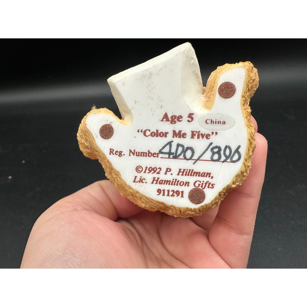 Cherished Teddies Color‎ Me Five Figurine Age 5 P Hillman Hamilton Gifts 1992 - Picture 2 of 5